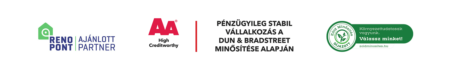 Hőszivattyú telepítés elismeréseink, díjaink.