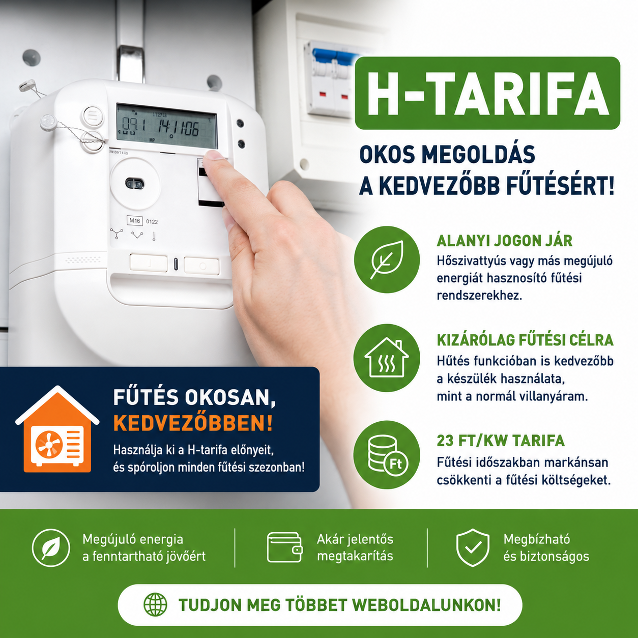 Praktikus Fűtés H-tarifa